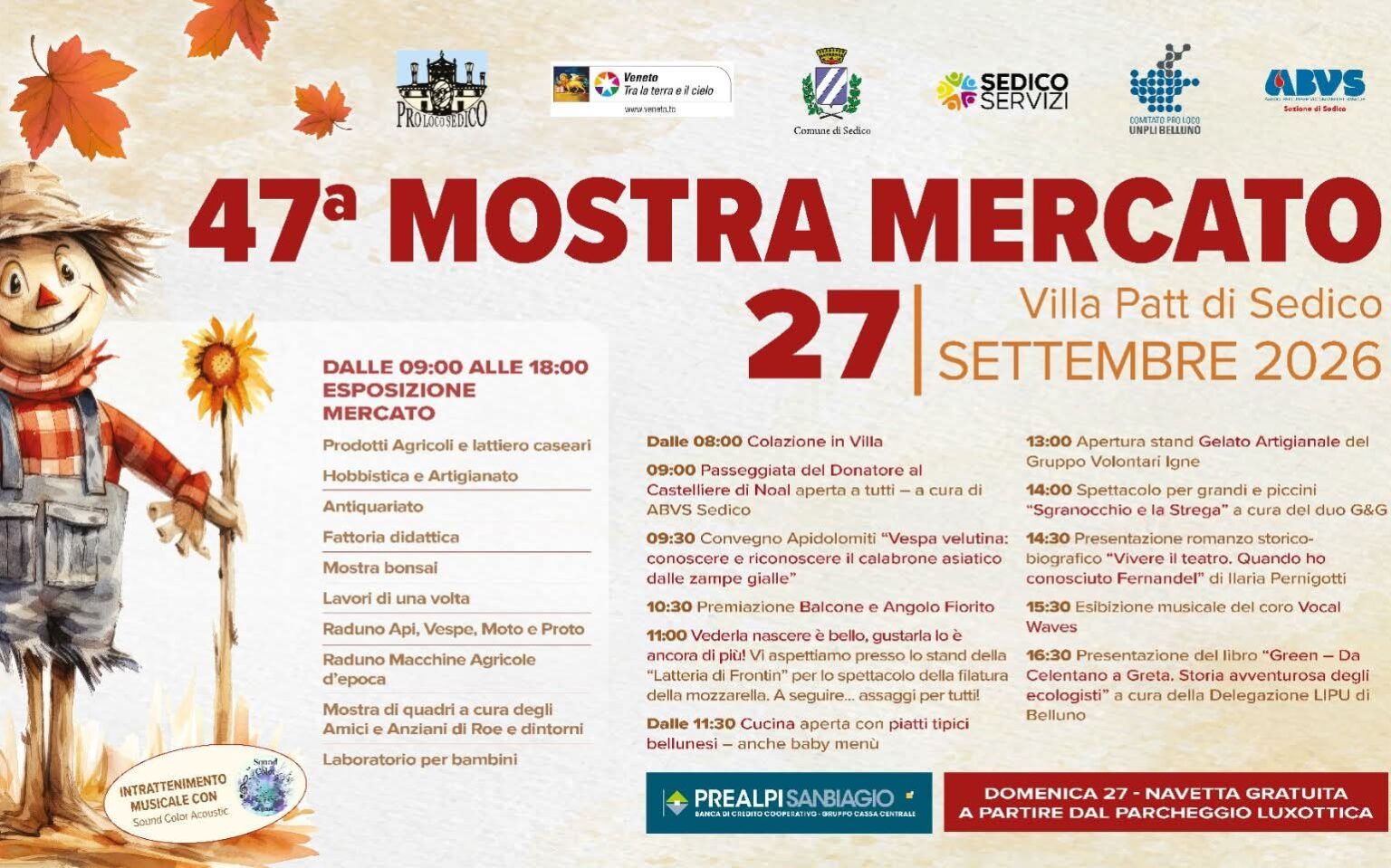 Mostra mercato Villa Patt 2026